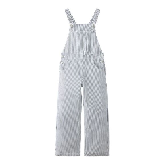 ZARA Kids | Blue | STRIPED DENIM OVERALLS - Picture 2 of 7